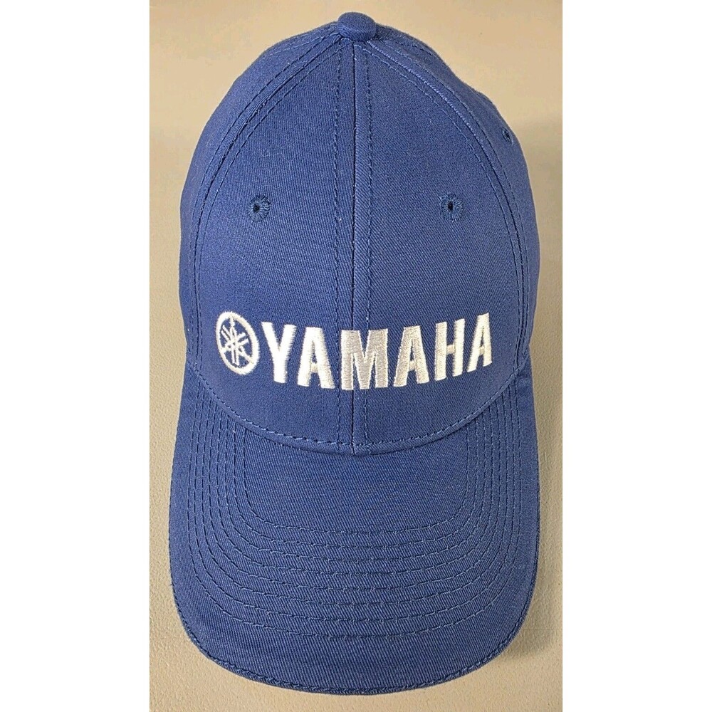 Yamaha Motorcycles Officially Licensed Men’s Hat Adjustable Fit Blue White